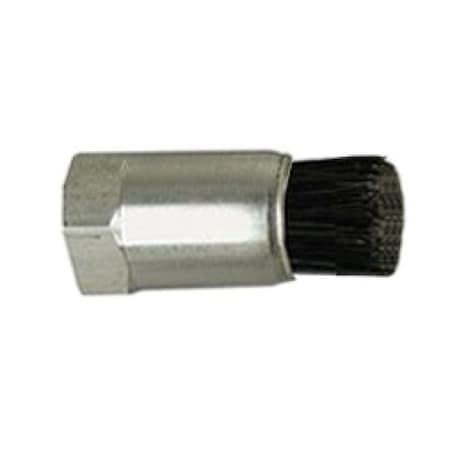 Gordon Brush 5/8 D Body Nylon Fill .093 Orifice Female Thread Flow Through Brush, PK6 900855N
